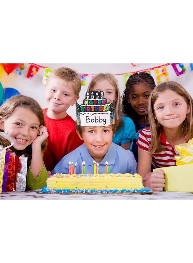 SICOHOME Birthday Crowns For Kids Classroom 36Pcs Happy Birthday Party Hats Birthday Hats For Family Birthday Party Supplies Classroom School Students Kindergarten Elementary Teacher Supplies - Image 4