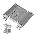 Pothyes CNC Aluminum Center Gearbox Mount Transmission Skid Plate for Axial Wraith 90018 110 RC Crawler Upgrade Part Gray - Image 2