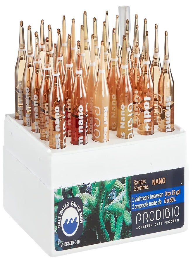 Prodibio Bio Reef Kit Nano, Saltwater Maintenance, 30/ 1mL nano vial, up to 30 gal - Image 4