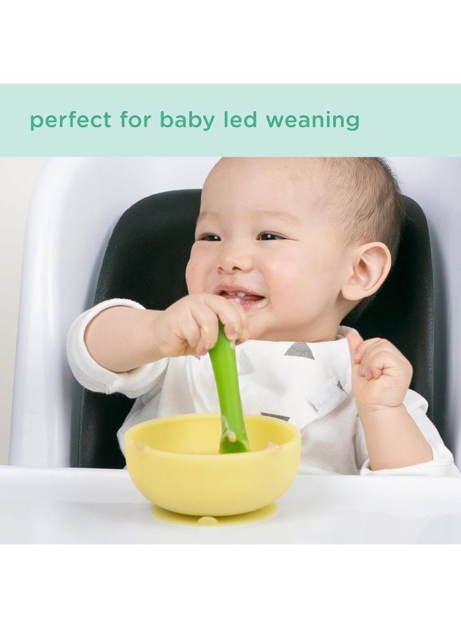 Olababy 100% Silicone Suction Bowl with Lid for Independent Feeding | First Stage Self Feeding Essential for Toddlers and Kids| Baby Led Weaning Snack Feeder | Food Container and Storage | - Image 4
