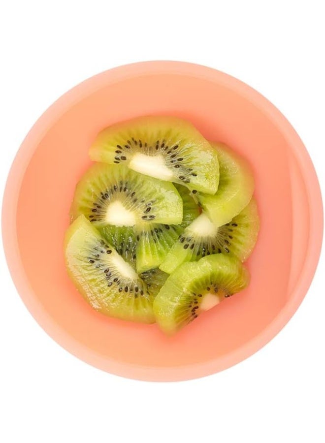 Olababy 100% Silicone Suction Bowl with Lid for Independent Feeding | First Stage Self Feeding Essential for Toddlers and Kids| Baby Led Weaning Snack Feeder | Food Container and Storage | - Image 3