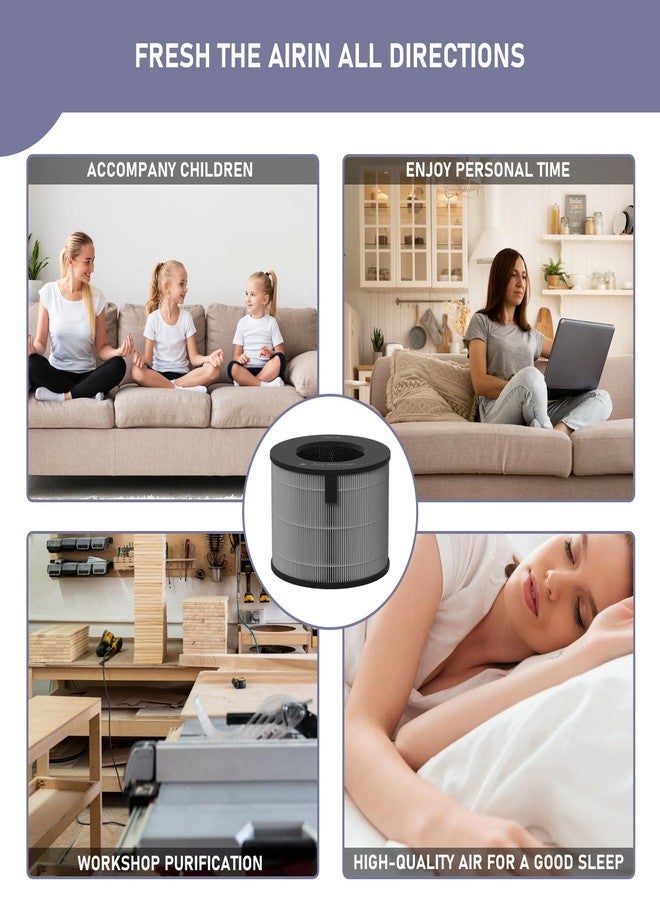 Ontheone U9CV2B HEPA Filter Replacement Compatible with LG PuriCare AeroTower Fan U9CV2B / U9CS1C / U9CV1C Air Cleaner Purifier, 3-in-1 True HEPA Filter Replacement,1 Pack - Image 5