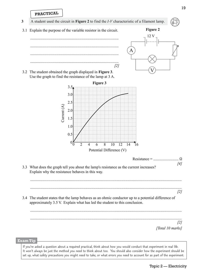 null - GCSE Physics AQA Exam Practice Workbook - Higher (answers sold separately) - Image 1