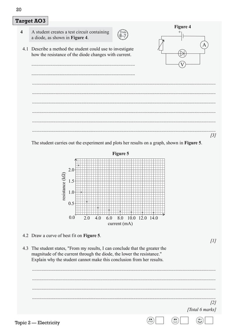 null - GCSE Physics AQA Exam Practice Workbook - Higher (answers sold separately) - Image 1