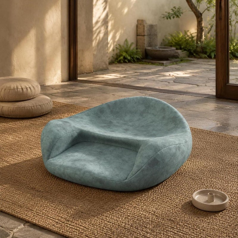 Meditation Cushion Soft Cushioning Tranquil Seat Cushion Ergonomic Support Meditation Pillow Floor Pillow for Library, Starry Gray - Image 4