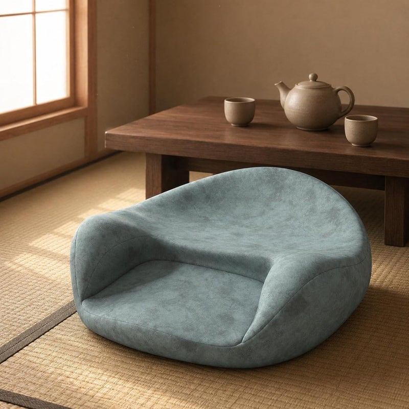 Meditation Cushion Soft Cushioning Tranquil Seat Cushion Ergonomic Support Meditation Pillow Floor Pillow for Library, Starry Gray - Image 5