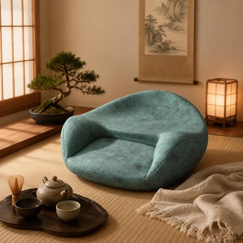 Meditation Cushion Soft Cushioning Tranquil Seat Cushion Ergonomic Support Meditation Pillow Floor Pillow for Library, Starry Gray - Image 3