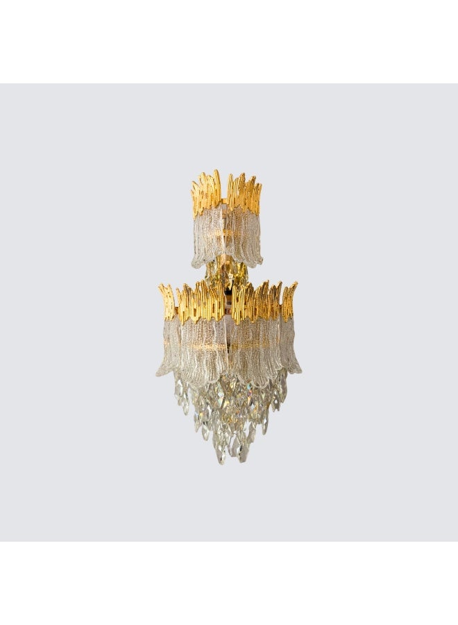 Target Crystal Creative Gold Wall Lamp For Living Room Bedroom 32x58cm - Image 5