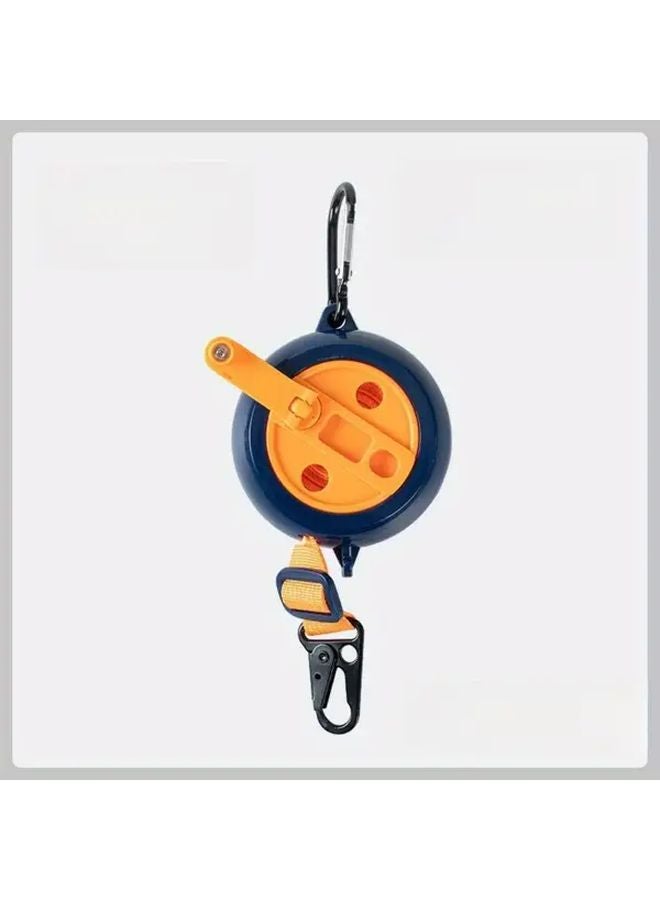 Retractable 13.4FT Green Travel Clothesline Portable Adjustable Laundry Rope For Outdoor Camping - Image 4