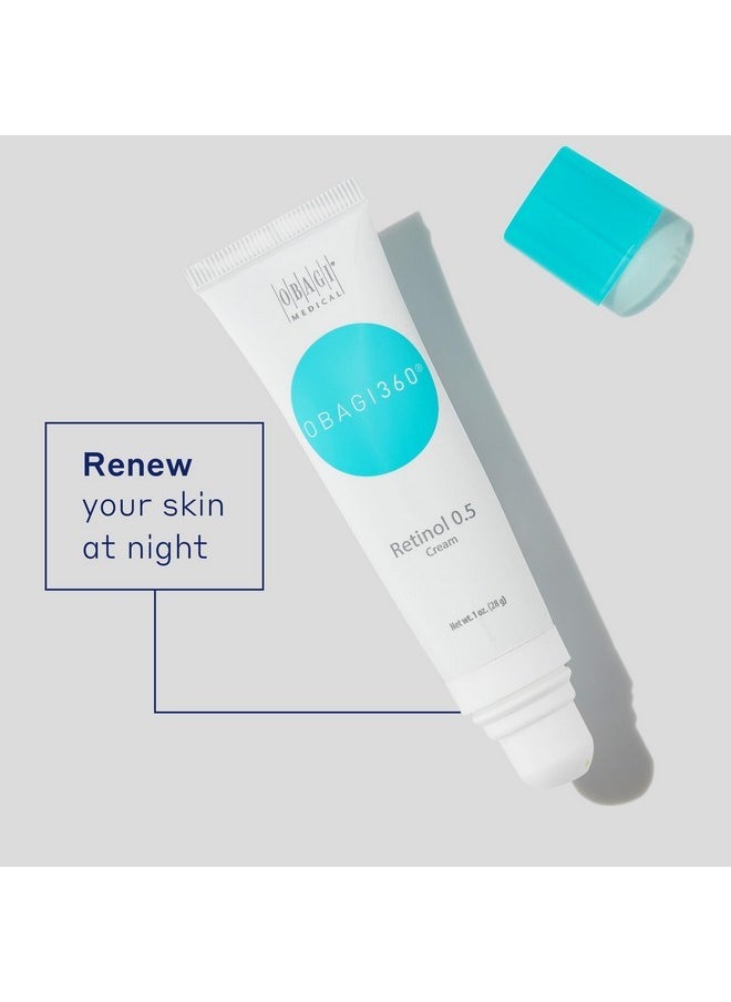 Obagi Medical - Obagi360 Retinol 0.5 Cream - Helps Reduce the Appearance of Fine Lines and Wrinkles & Smooth Texture with Minimal Irritation - 1 oz - Image 1