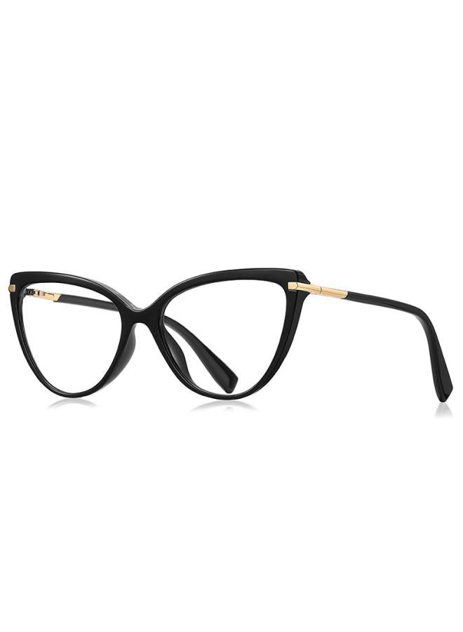 Fashion European And American Trend Glasses Frame Cat's Eye Personality Anti-blue Light Flat Mirror 2098 Women Tr90 Optical Frame