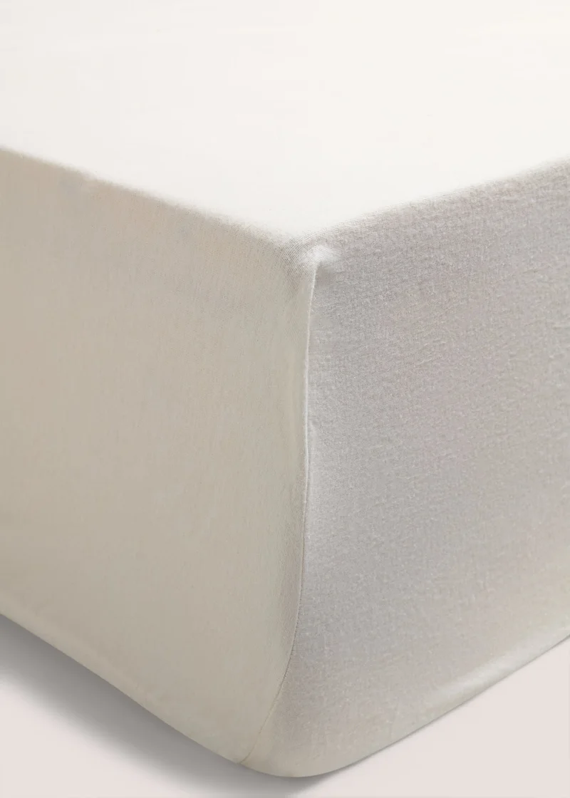 ماتلان Cream Fitted Bed Sheet