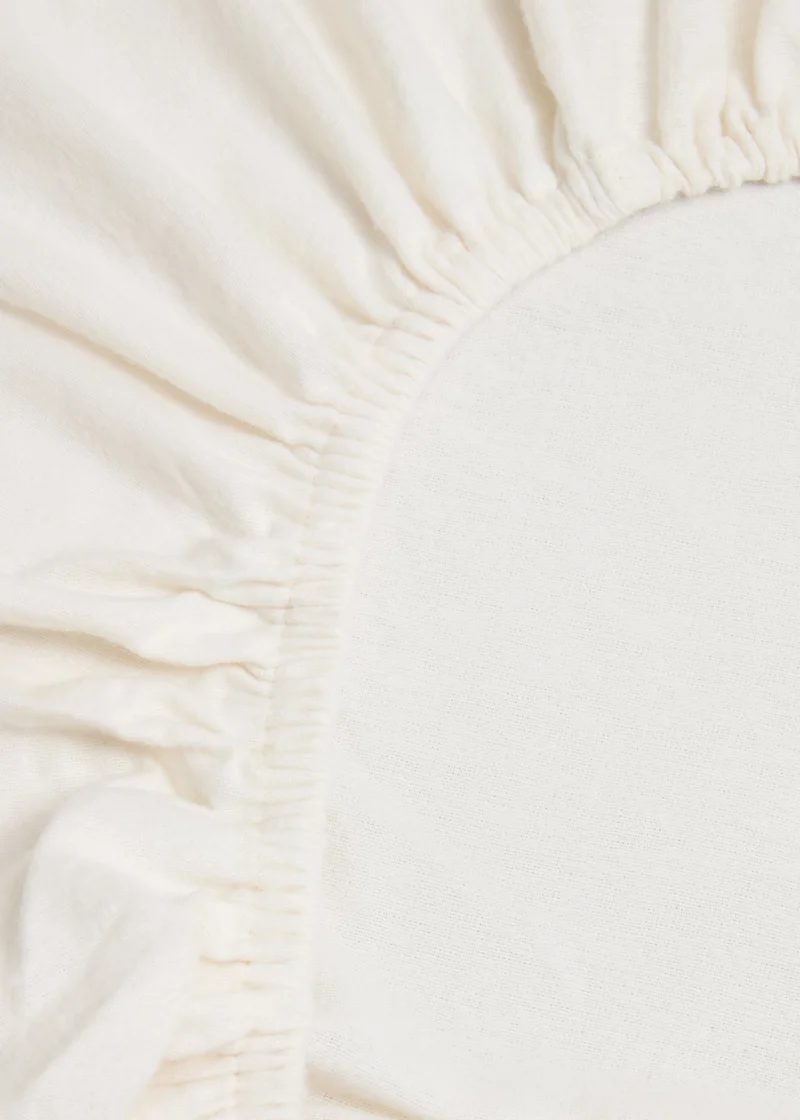 ماتلان Cream Fitted Bed Sheet