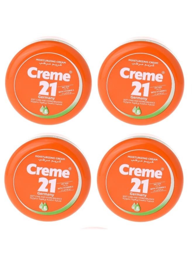 كريم 21 4 قطع كريم 21 كريم مرطب إي 50 مل - Image 1