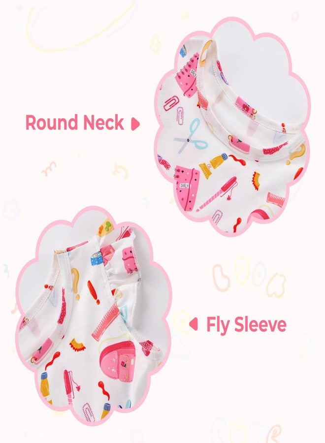 ESHOO فستان العودة إلى المدرسة للبنات الصغيرات ESHOO 3-8T بأكمام طائرة، فساتين كاجوال للأطفال، فستان صيفي للأطفال، ملابس للبنات الصغيرات - Image 5