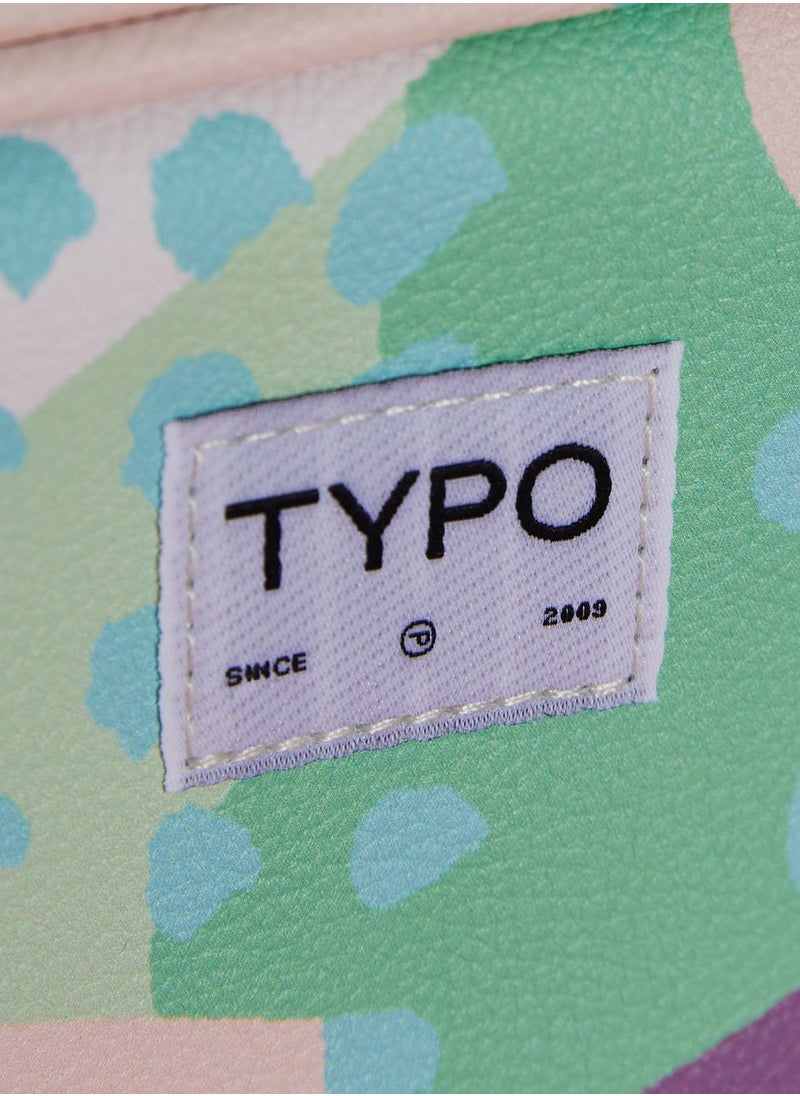 Typo - Luca Mixed Recycled Pu Pencil Case - Image 1