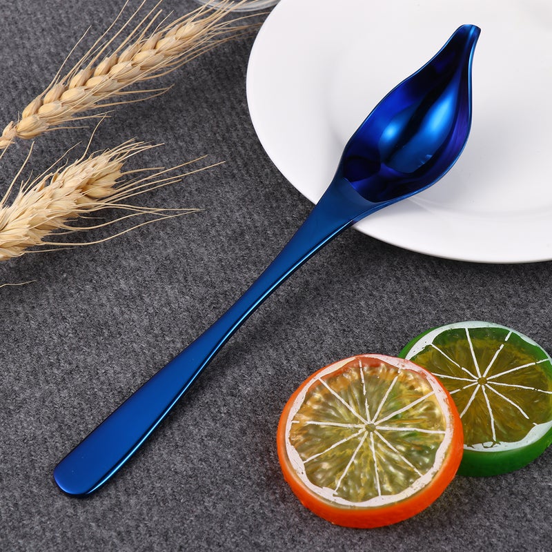 1PC Stainless Steel Seasoning Scoop Pointed Sauce Dressing Spoon Spice Spoon for Home Kitchen Restaurant ( ) - Image 4