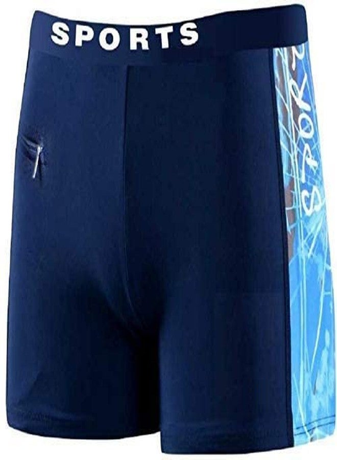 DRAUSS Men Swimming Costume | Shorts | Trunk Goggles Cap 2 Earplug 1 Nose Clip Swimming Kit (28In to 34In Waist Size)(Blue) - Image 3