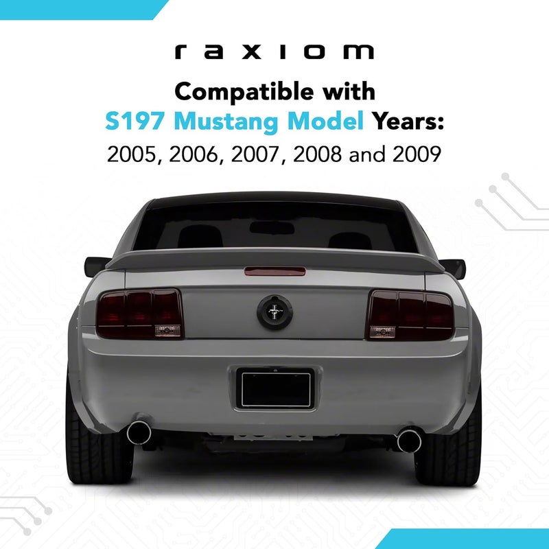 Raxiom مجموعة مصابيح الذيل المدخنة Raxiom لفورد موستانج 2005-2009 - Image 3