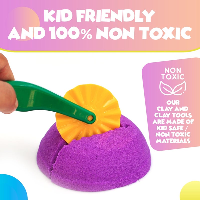 DIMROM Clay and Play Dough Tools Six Piece Set - Ages 3 & Up (6pcs) - Image 5