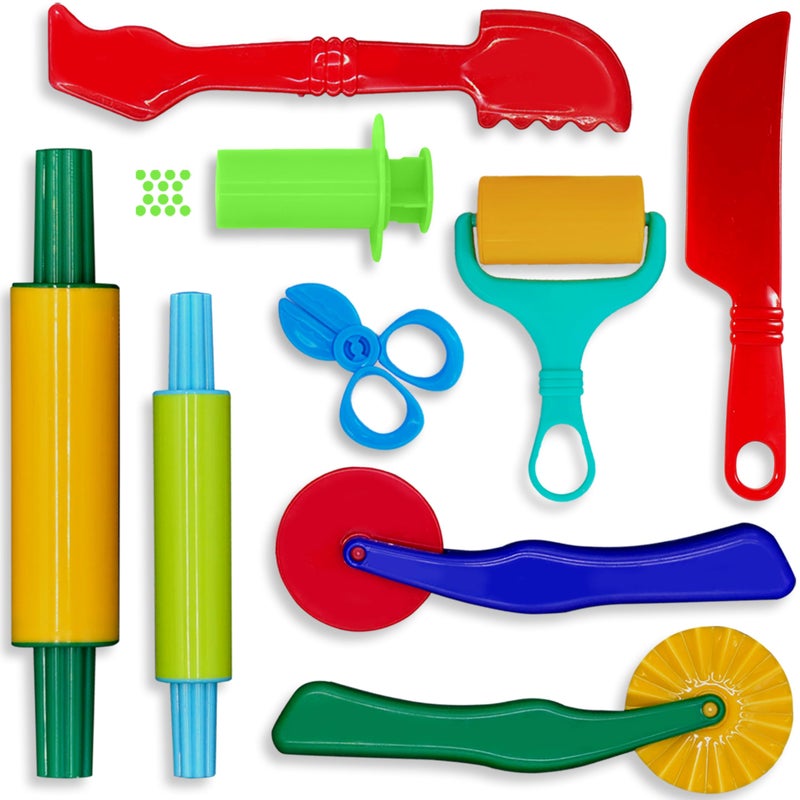 DIMROM Clay and Play Dough Tools Six Piece Set - Ages 3 & Up (6pcs) - Image 1