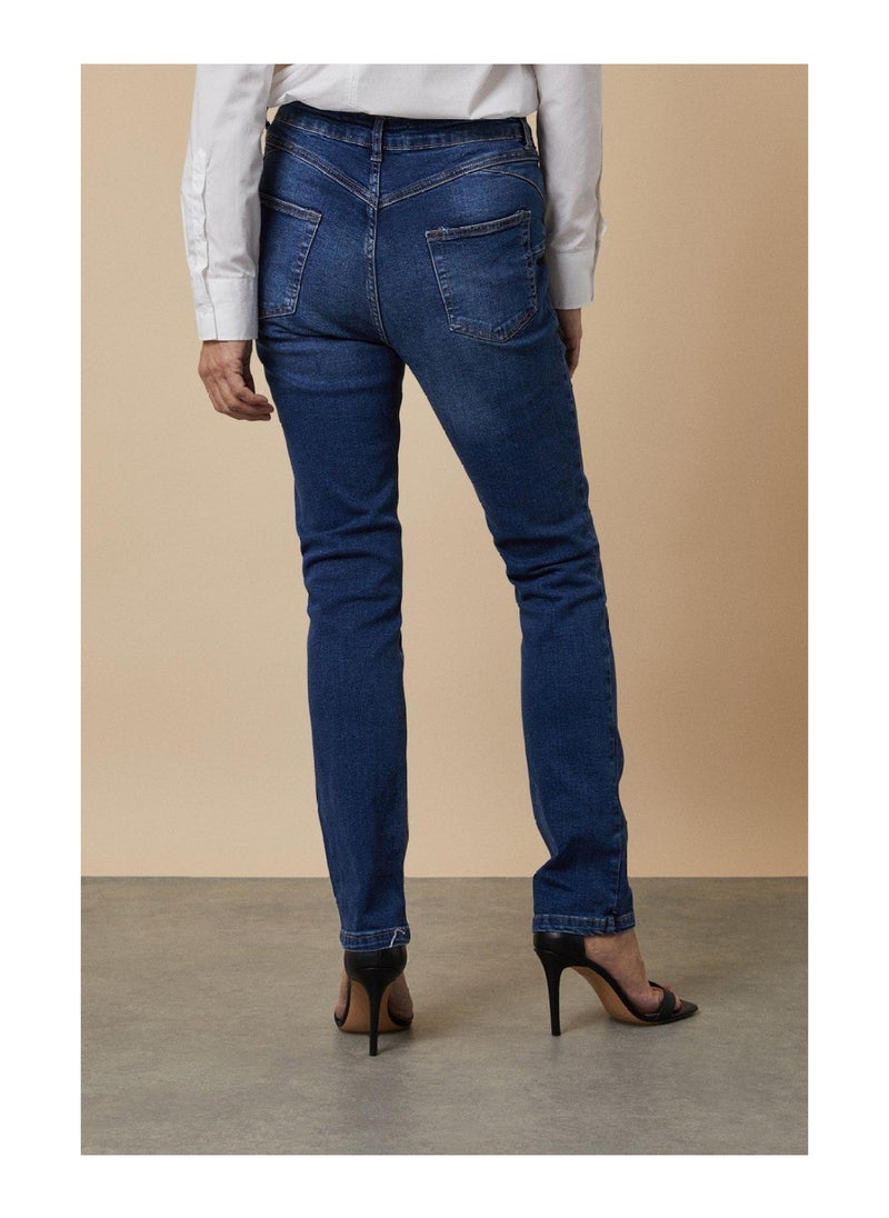 Wallis - Petite Harper Straight Leg Jean - Image 1