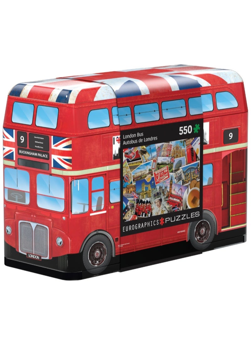 Eurographics London Bus Tin 550 Puzzle - Image 1