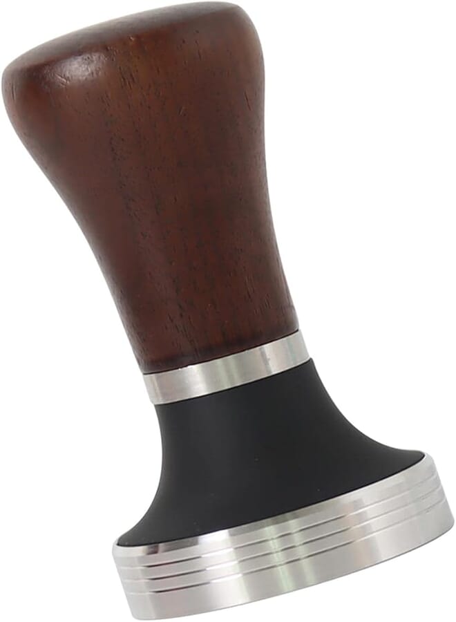 Baoblaze Manual Espresso Tamper, 51 mm Height Adjustable Coffee Powder Hammer, Tamper Station, Coffee Tamper with Solid Wood Handle, Coffee Press for Barista Espresso Maker
