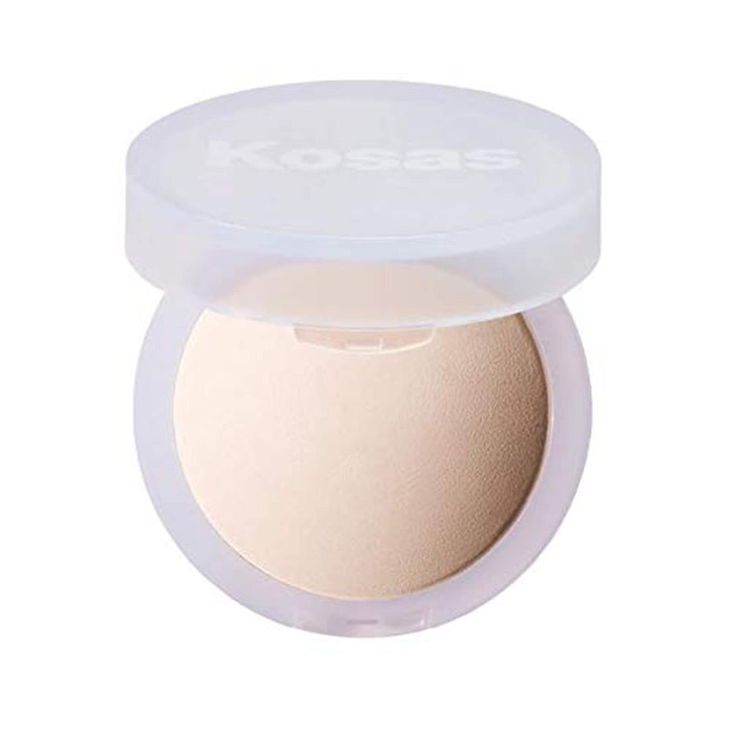 Kosas Cloud Set Face Setting Powder - Smoothing Shine Control, Soft, Sheer Translucent Makeup Finish, Portable & Long-Lasting Loose Pressed Baking Powder - Airy (Sheer Porcelain) - Image 1