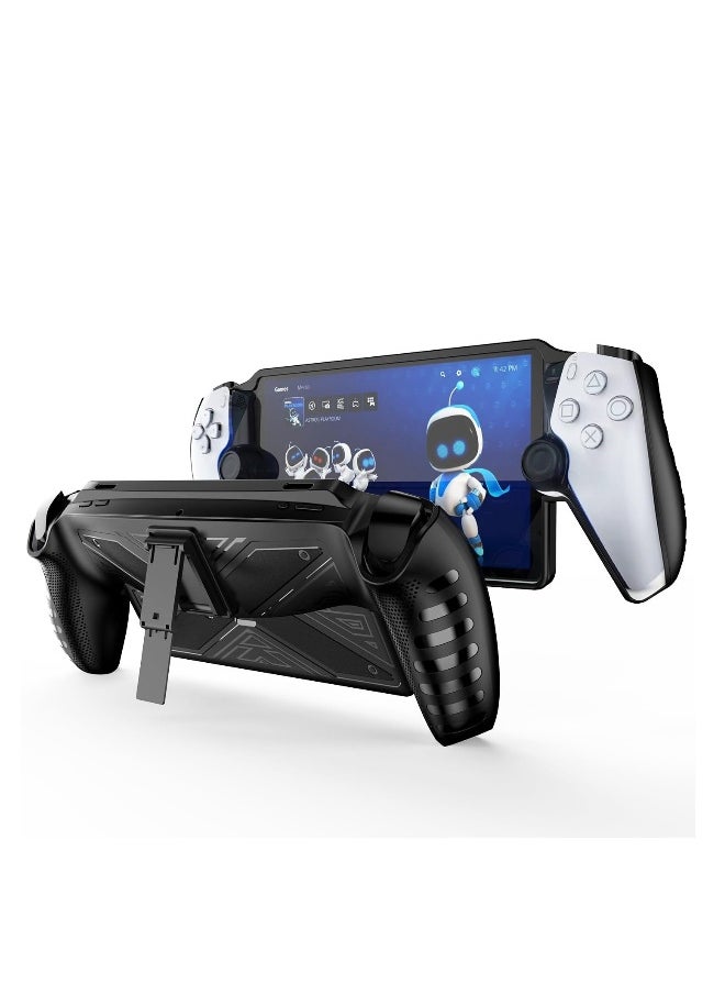 Generic Premium Silicone Case for Playstation Portal with Kickstand ShockProof and AntiScratch Design for Ultimate Protection  - Image 1