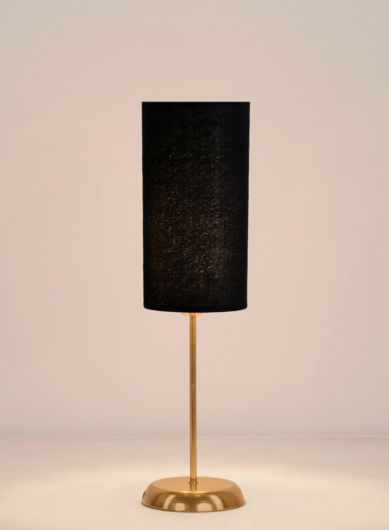 كلوك اباجورة تافولو ذهبية مصغرة - اسود قطيفة - Image 2