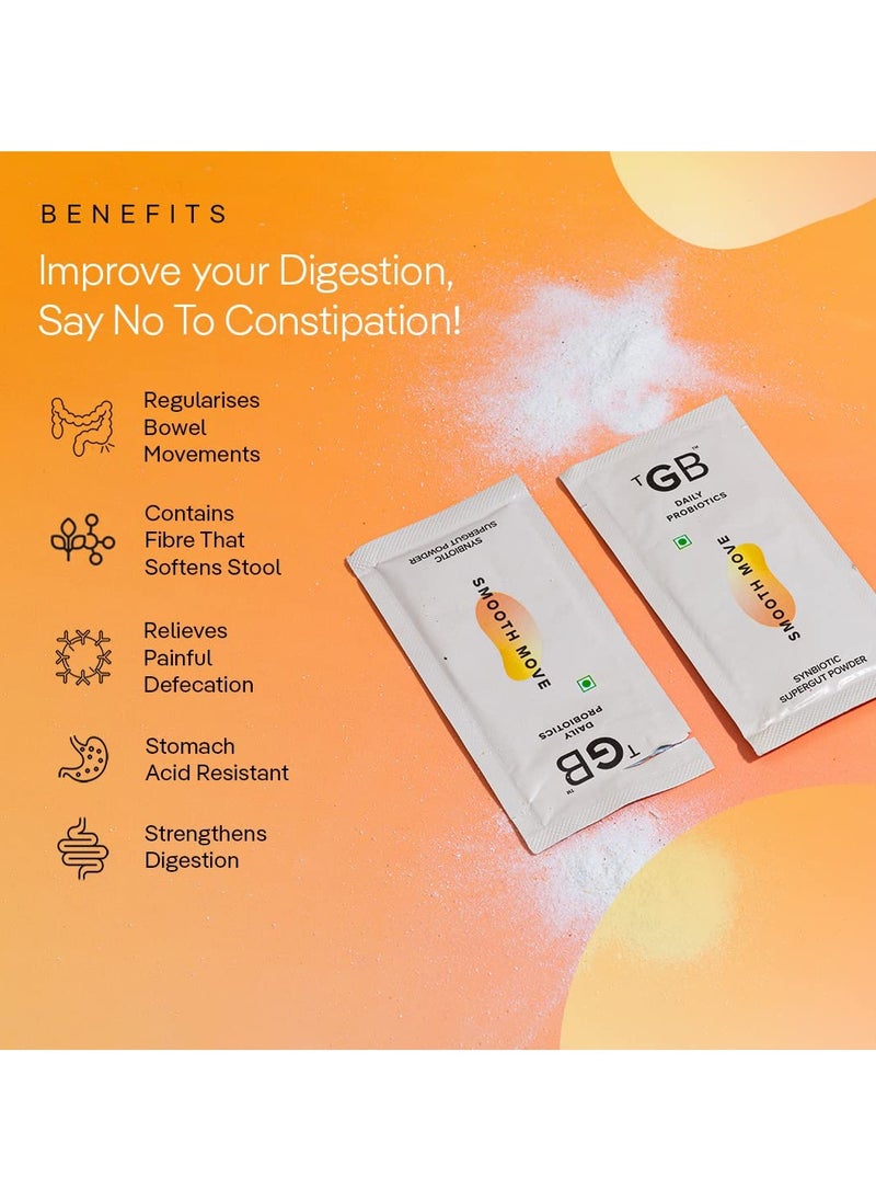 The Good Bug The Good Bug Smooth Move Supergut Powder For Constipation Relief And Bowel Movemen 15 Days Pack  - Image 5