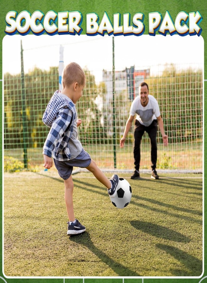 PlayBolt Size 3 Soccer Balls for Toddlers & Kids (4 Pack) - PVC Youth Soccer Balls - Small Beginner Sports & Practice Playground Balls for Backyard, Recess, School, Indoor or Outdoor with Pump - Image 4