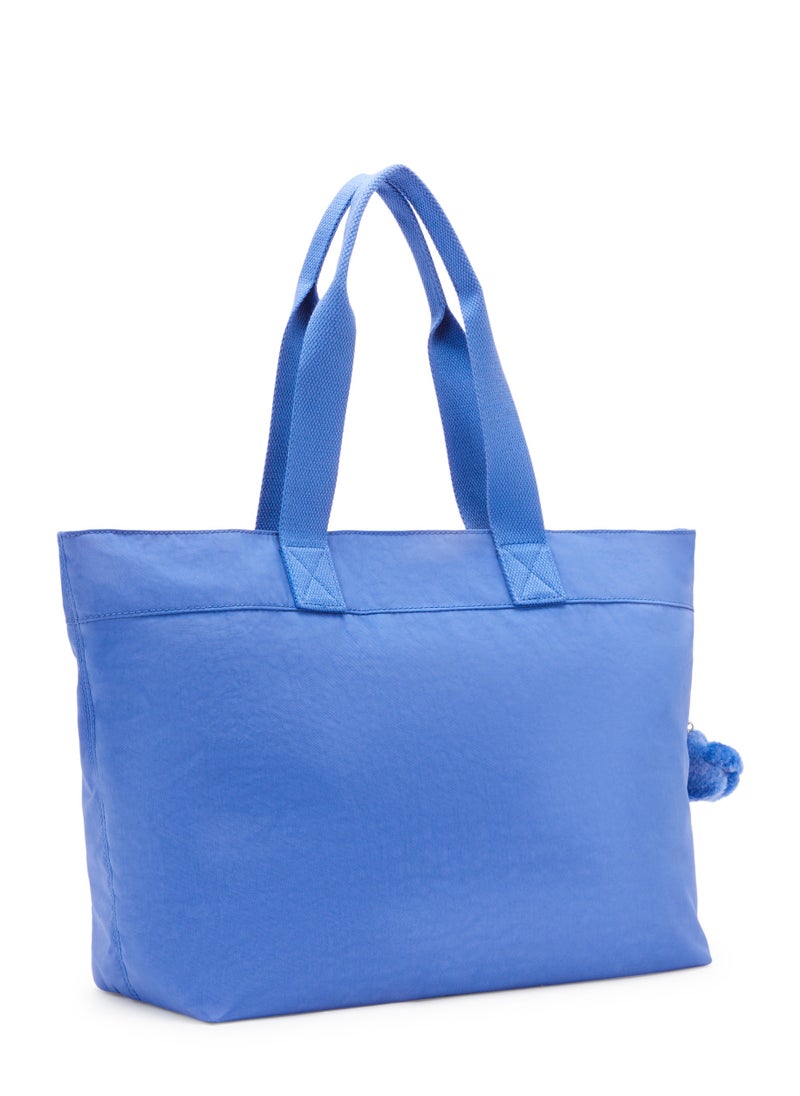 -ColissaLarge Tote with Laptop Compartment-Havana Blue