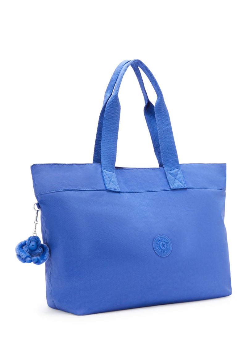 -ColissaLarge Tote with Laptop Compartment-Havana Blue