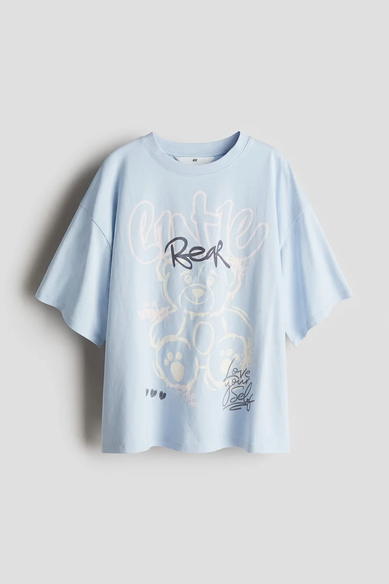 H&M Oversized cotton T-shirt
