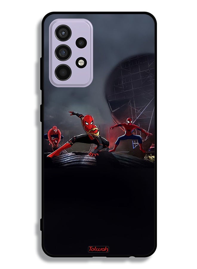 Tolwak Samsung Galaxy A52s 5G Protective Case Cover Three Spiders - Image 1