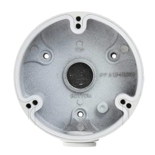 MAXXION Waterproof Security Camera Mount – Durable ABS Junction Box for Bullet & Dome Cameras.Conceals Cables and installs Easily for Outdoor CCTV. (Heavy Plastic Small Round Camera Box) - Image 2