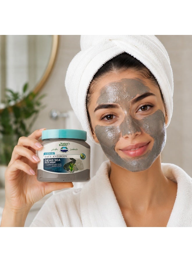 NATURE'S BOUNTY VENOS FACE AND BODY DEAD SEA MUD MASK - 560ml - Image 2