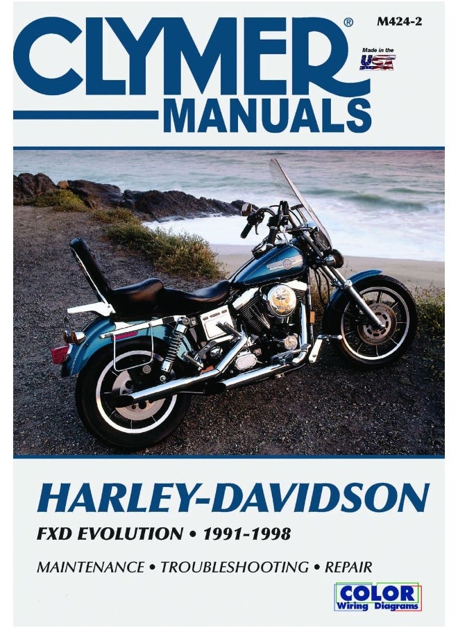 Harley-Davidson FXD Evolution Motorcycle (1991-1998) Clymer Repair Manual  - Image 1