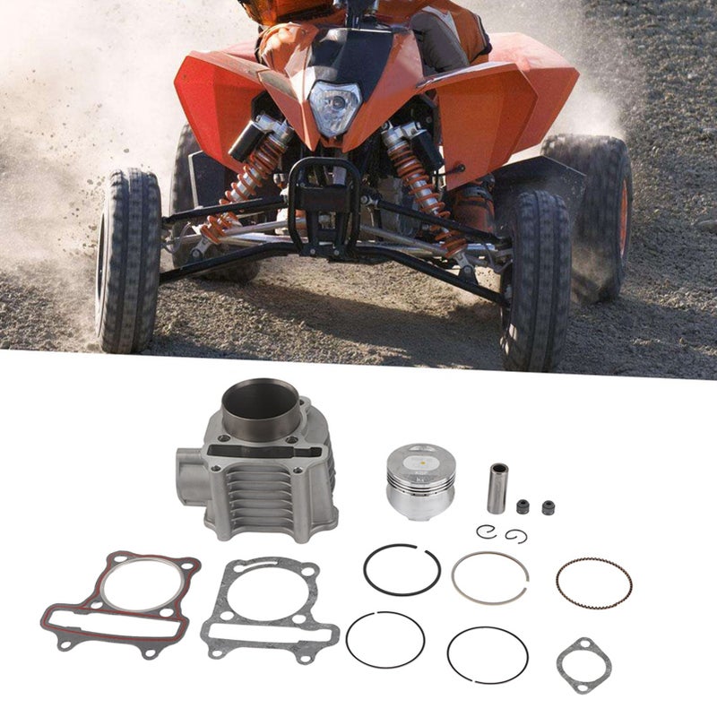 57.4mm Cylinder Piston Set for ATV QUAD GY6 150 157QMJ 1P57QMJ 4 Stroke Air Cooling Moped - Image 1