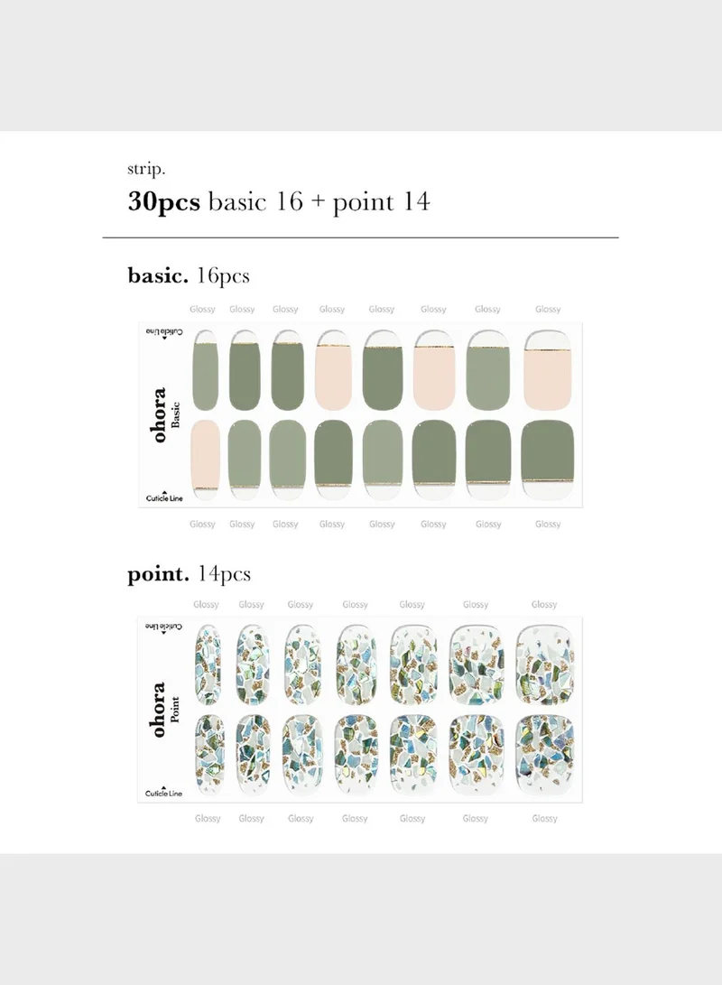 ohora Nail Art Wrap - Linen