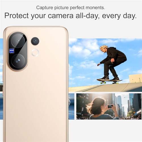 FabeKee Camera Lens Protector Compatible With Vivo V60 5G 9H Tempered Glass, Anti-Scratch, HD Clear, Easy Installation, Ultra-Thin Camera Lens Protection - Image 5