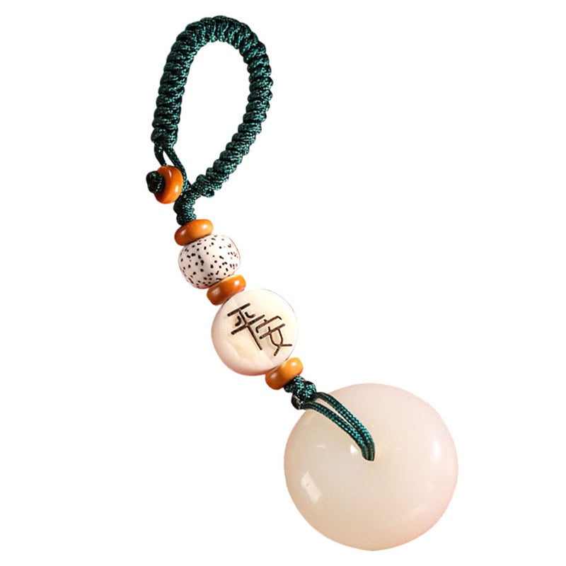 Glass Traditional Charm Chinese Style Ornament Backpack Ornament Chinese Style Bag Keychain Decor Traditional Keychain Decor - Image 1