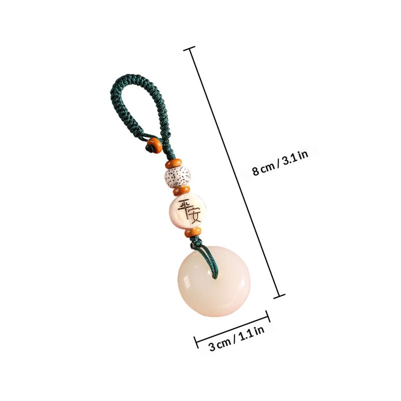 Glass Traditional Charm Chinese Style Ornament Backpack Ornament Chinese Style Bag Keychain Decor Traditional Keychain Decor - Image 2
