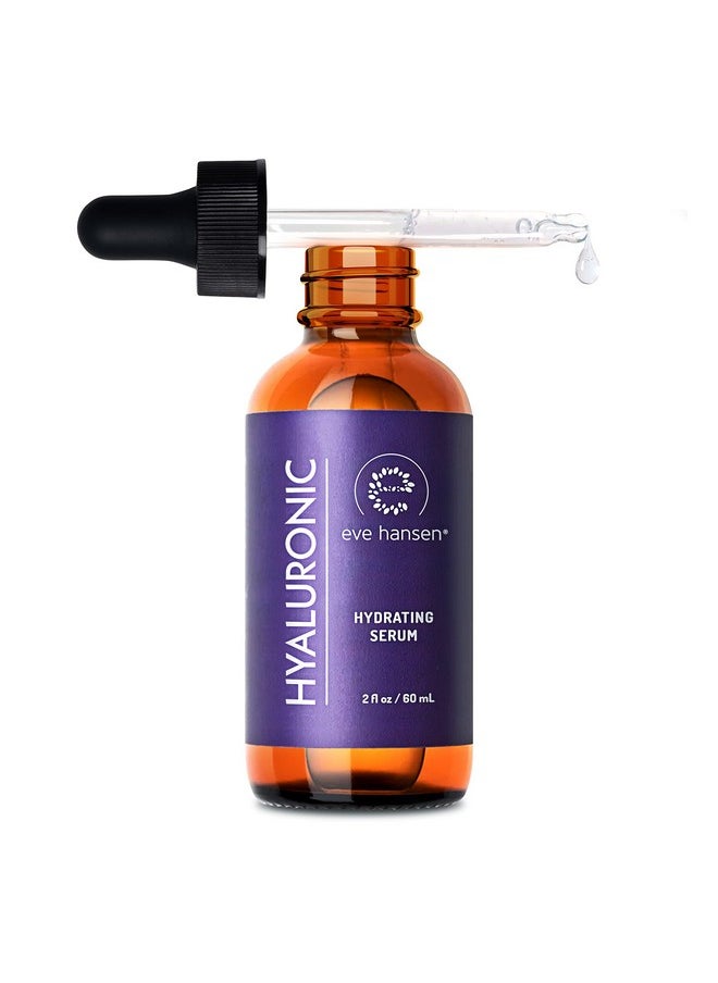 Eve Hansen - Hyaluronic Acid Serum For Face (2 Oz) | Hydrating Face Serum With Vitamin C + E, Wrinkle Filler, Moisturizer, And Natural Plumper | Cruelty Free, Vegan Anti Aging Serum - Image 1