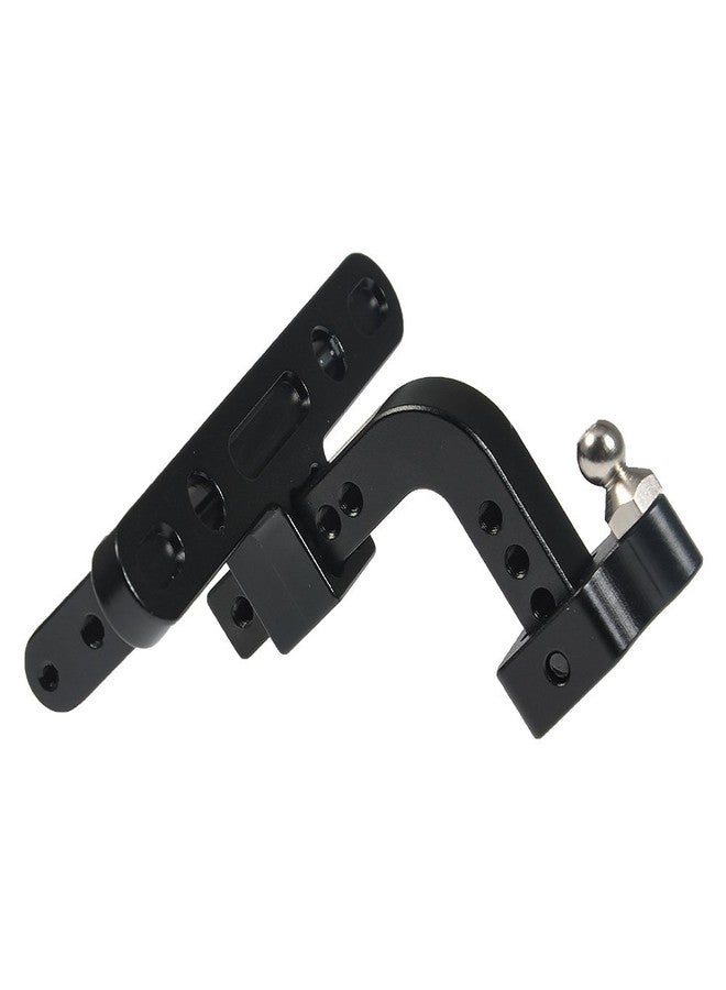 MOHERO RC Aluminum Adjustable Drop Trailer Hitch Receiver for 1/10 RC Axial SCX10-II 90046 Crawler Car - Image 1