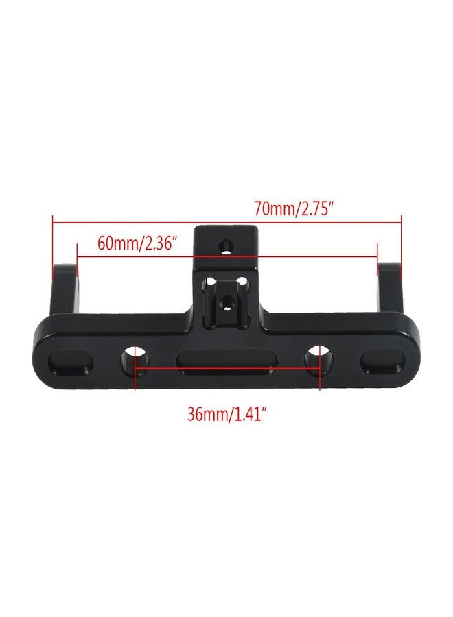 MOHERO RC Aluminum Adjustable Drop Trailer Hitch Receiver for 1/10 RC Axial SCX10-II 90046 Crawler Car - Image 3