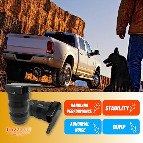 DAZZLAIT GMRCK25S Springs Helper | Bump Stops Fit for Chevrolet Silverado 1500/2500 | GMC Sierra 1500/2500 | 4x2 & 4x4 models | Rear Leaf Spring Suspension Kit | Set of 2 - Image 4