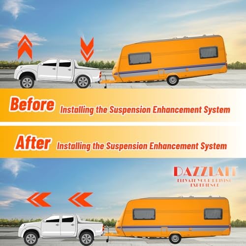 DAZZLAIT GMRCK25S Springs Helper | Bump Stops Fit for Chevrolet Silverado 1500/2500 | GMC Sierra 1500/2500 | 4x2 & 4x4 models | Rear Leaf Spring Suspension Kit | Set of 2 - Image 5